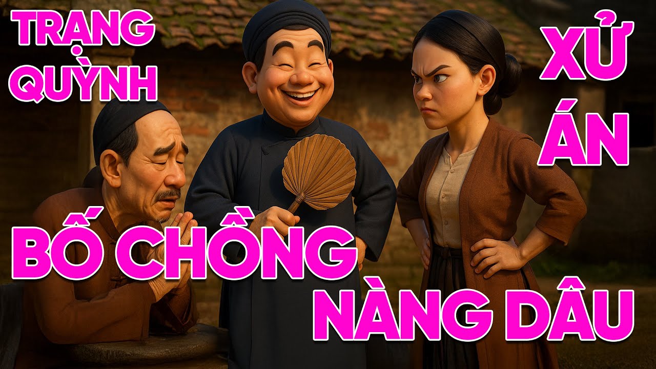 [HOT] Trạng Quỳnh Xử Án Bố Chồng Nàng Dâu |  Ngượng Đỏ Mặt Trước Đình – Truyện Dân Gian Audio 2025