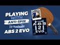 Vlog Tournament Master Pong SJC - Playing with anti-spin Dr. Neubauer ABS 2 Evo