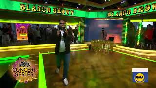 Video thumbnail of "Blanco Brown - Funky Tonk & Git Up (Live On GMA)"