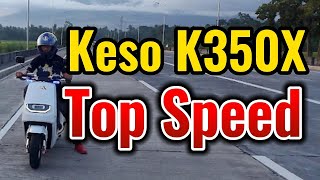 Keso eBike K350X GPS Stock Top Speed