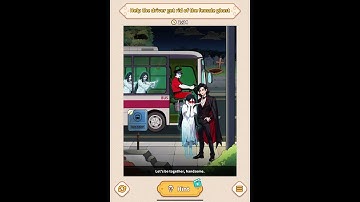 [Brain Puzzle Game] Tricky Quest Level 130- Help the driver get rid of the female ghost
