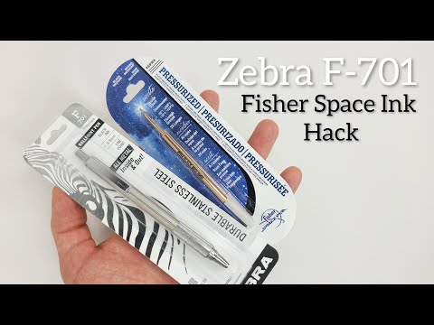 Zebra F-701 / Fisher Space Ink Hack 