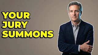 What information is on a jury summons?