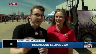 Jeffrey Bullard & Cassie Campbell at Cape Girardeau Sportsplex for Heartland Eclipse