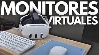 Virtual monitors, work, leisure and multimedia at the next level (Quest 3)