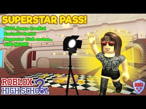 Roblox High School 2 New Superstar Gamepass Update Youtube - how to become a rhs member in roblox