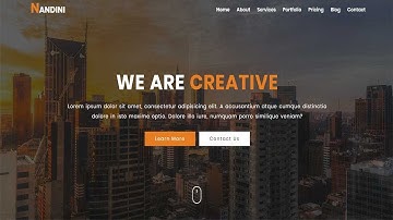 NANDINI - One Page Business HTML Template | Bootstrap Templates