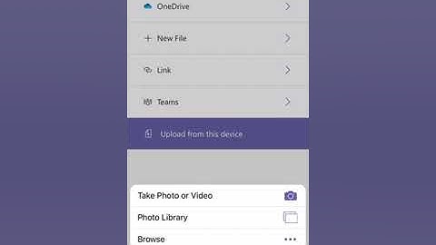 How to upload an image or PDF to Assignments on Microsoft Teams using a Phone