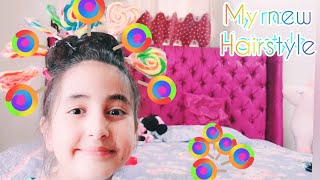 brother pranks on sister/morning routine kids/lollipop hairstyle