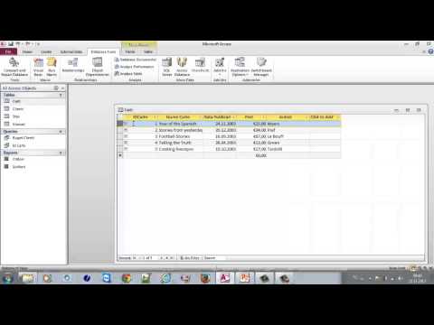 Tutorial Access - 1. Notiuni generale