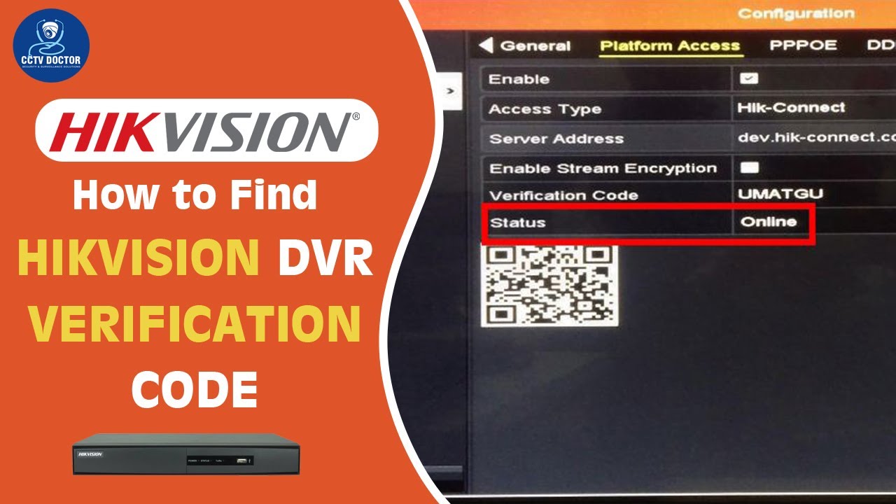 How to Find Hikvision DVR Verification Code | Hikvision Device ...