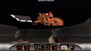 Duke Nukem 3DooM on "Doom II" - M10: Refueling Base - Come Get Some + 100% Secrets