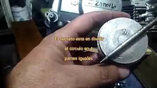 posición de los aros un pistón moto 110 /150 cc - YouTube