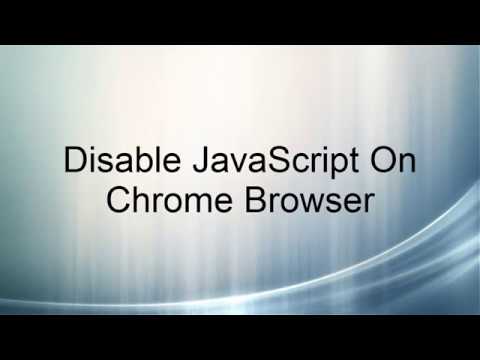 How to block JavaScript on Chrome? - YouTube