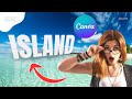 Perspective Text In Canva With A Reflection Effect | Easy Canva Design Tutorial