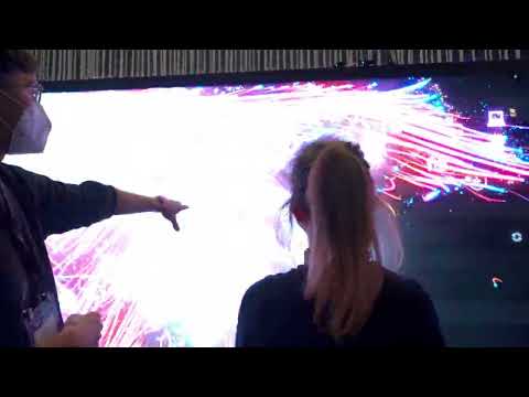 Kinekt interactive wall - MWC 2022