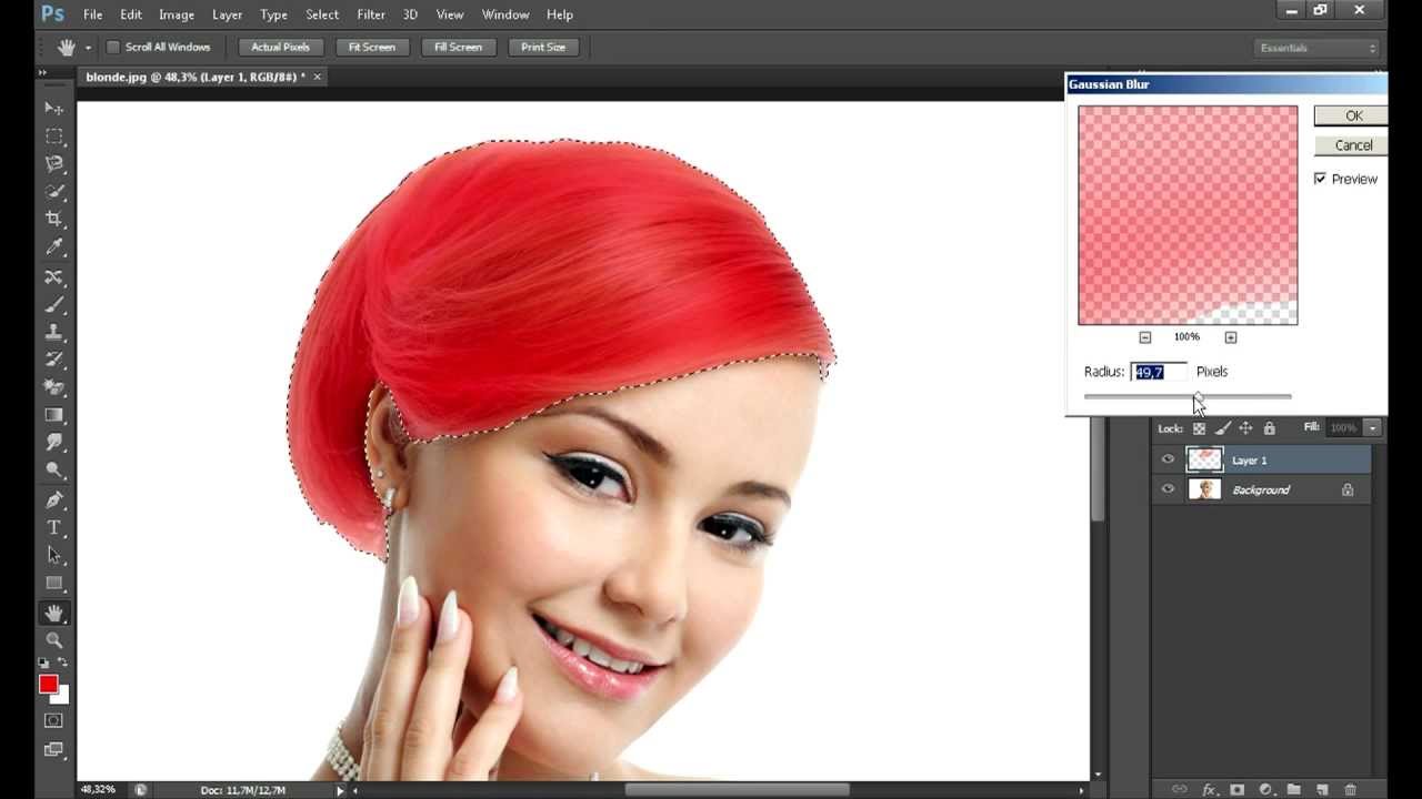 Change Hair Color Online Free Photo Editor