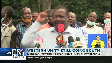Mudavadi, Wetangula lead Luhya unity quest in Busia to cement mulembe support