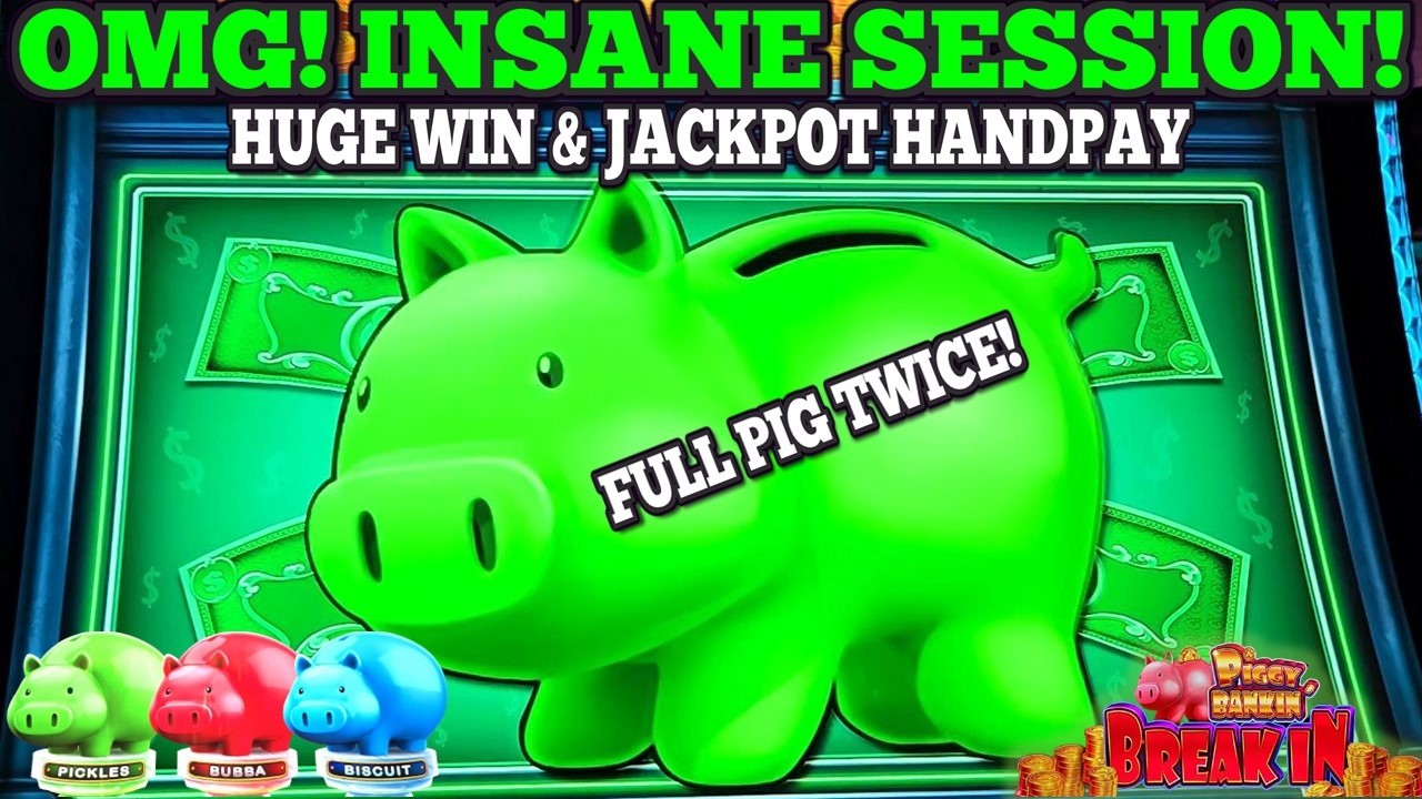 О боже! Огромный выигрыш и джекпот на игровом автомате Piggy Bankin Break | Piggy Bankin Slot | И...