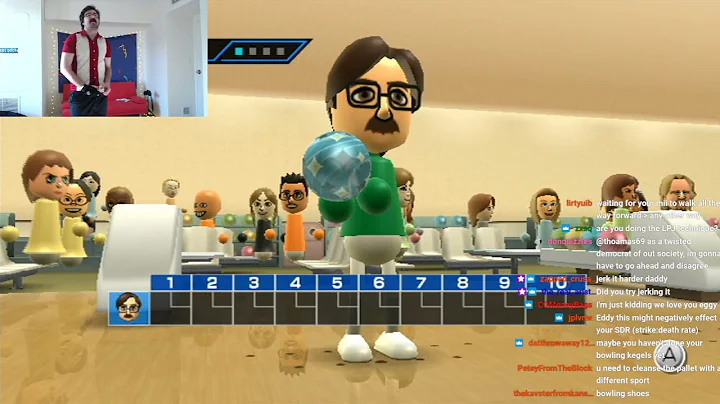 EddyBurback VOD: wii bowling a perfect game day 3 ...
