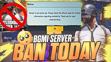 😭BGMI SERVER DOWN - FACEBOOK LOGIN PROBLEM | Server is not online yet.