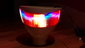 nodemcu esp8266 fastled and neopixel ws2812 matrix lampshade