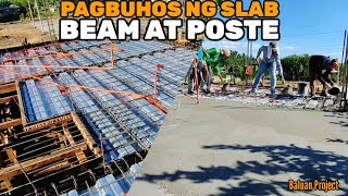 Pagbuhos Ng Slab Beam At Poste Sa Baluan Project by Great hands construction ideas 1,093 views 1 year ago 9 minutes, 14 seconds