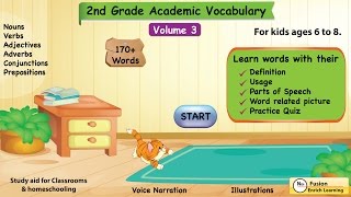 App: 2nd Grade Academic Vocabulary # 3 for homeschool and classroom screenshot 2