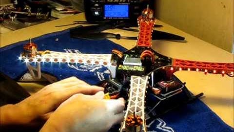 KK2 0 problem calibrating ESC