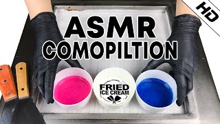 ASMR - Ice Cream Rolls Two Hour Compilation HD | Oddly Satisfying Tingles, Tapping Sound | Part - 3