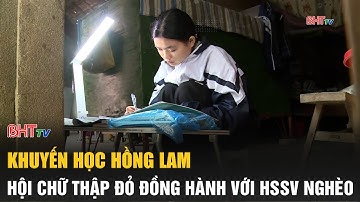 Hội Chữ thập đỏ đồng hành với HSSV nghèo | Khuyến học Hồng Lam