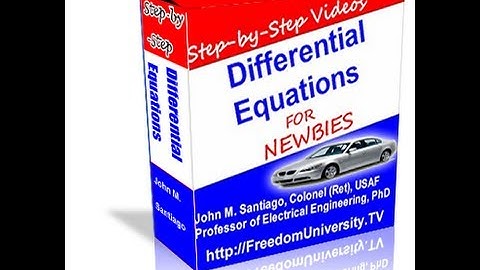 Solving Linear Differential Equations - Separable Equation - Part 1