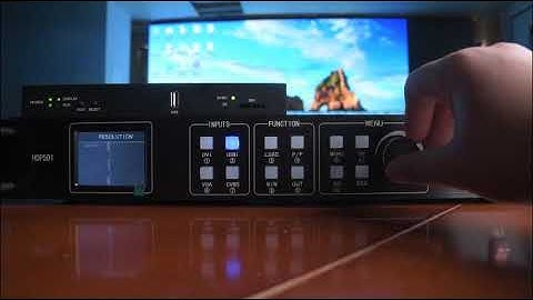 HUIDU HDP501 Full Color LED Display Screen Video Processor Operation Video