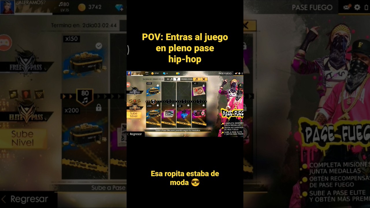 Que dirías si regresara el pase hip hop a free fire? 