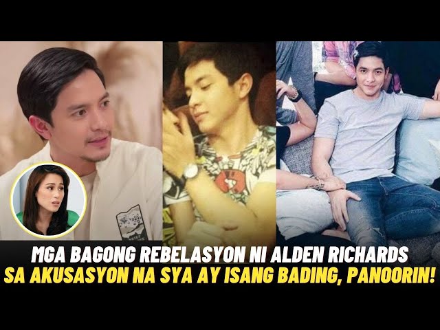 Mga BAGONG REBELASYON ni Alden Richards sa AKUSASYON na SYA ay ISANG BADING,  Panoorin!! - YouTube
