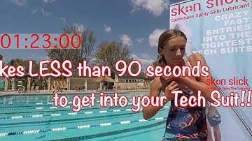 How to put on a Tech Suit in 90 seconds! W/ Skin Slick