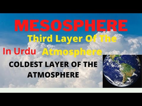 Mesosphere / 3rd layer of the atmosphere / chapter :14