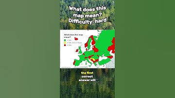 What does this map mean? | Part 9 #shorts #challenge #europe