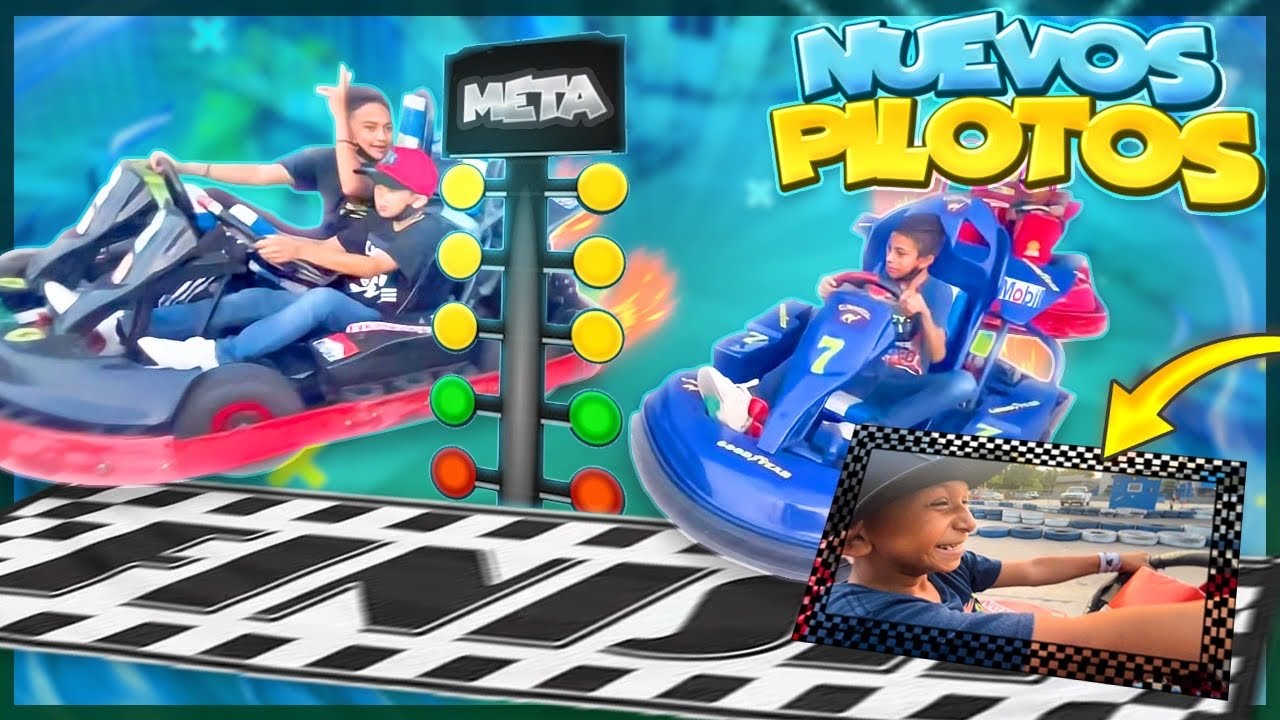 CARRERAS EN LOS GO KARTS CON LOS SOÑADORES🏎 quien es el mejor piloto? 😎 / grillo La Duda
