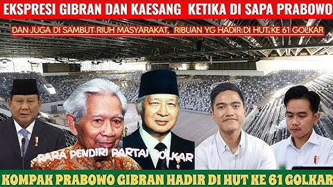 EKPRESI GIBRAN DAN  KAESANG SAAT DI SAPA PRESIDEN, DI SAMBUT RIUH RIBUAN MASYARAKAT..