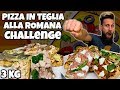 3 KG DI PIZZA IN TEGLIA ALLA ROMANA CHALLENGE - CHEAT DAY - MAN VS FOOD