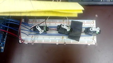 Firefly + Arduino 6LDR 3Servo Test