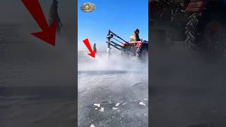 Siberia’s Crazy Ice Fishing Trick 😱🐟 Frozen Lake Secret! #facts