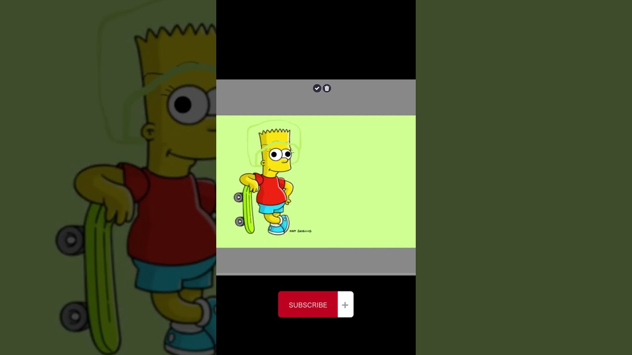 I GAVE BART SIMPSON A GLOW DOWN #capcut #edit #subscribe #simpsons #shorts