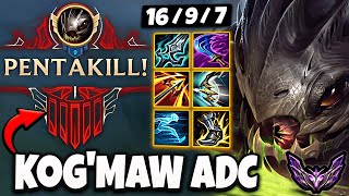 KogMaw vs Zeri ADC [ Pentakill ] Lol Korea Master Patch 14.9 ✅