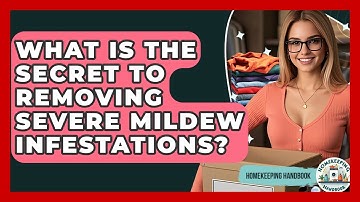 What Is The Secret To Removing Severe Mildew Infestations? - Homekeeping Handbook