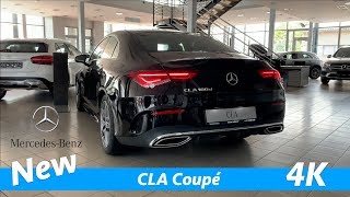 Mercedes CLA Coupé 2019 AMG Line - быстрый взгляд в 4K | Интерьер-Экстерьер