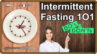 Intermittent Fasting Diet Explained 1O1 | IF Diet Plan For Weight Loss Versatile Vicky