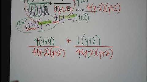 7.3 #9 - 14 Adding & Subtracting Rational Expressions