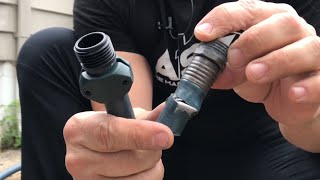 How to replace a hose connection